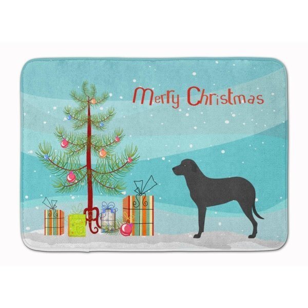 Majorca Shepherd Dog Christmas Machine Washable Memory Foam Mat, Carolines Treasures, Mfr#: BB8508RUG